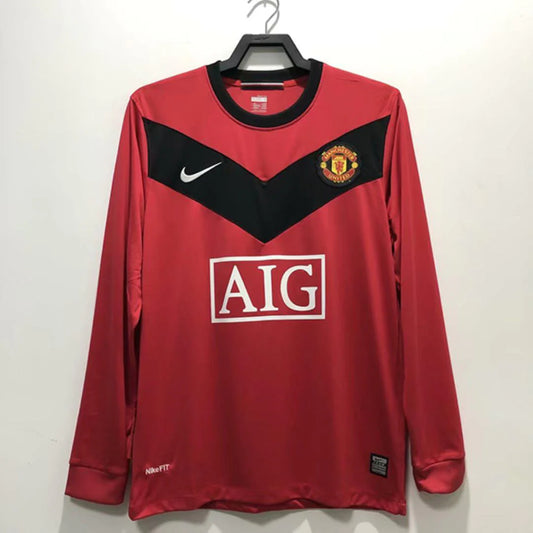 Man. Utd Home 09/10 Long Sleeve Kit