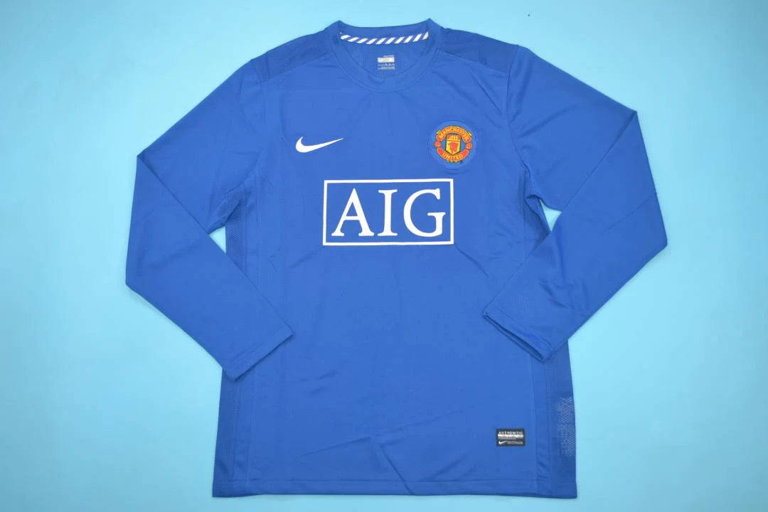 Man. Utd Away 08/09 Long Sleeve Kit