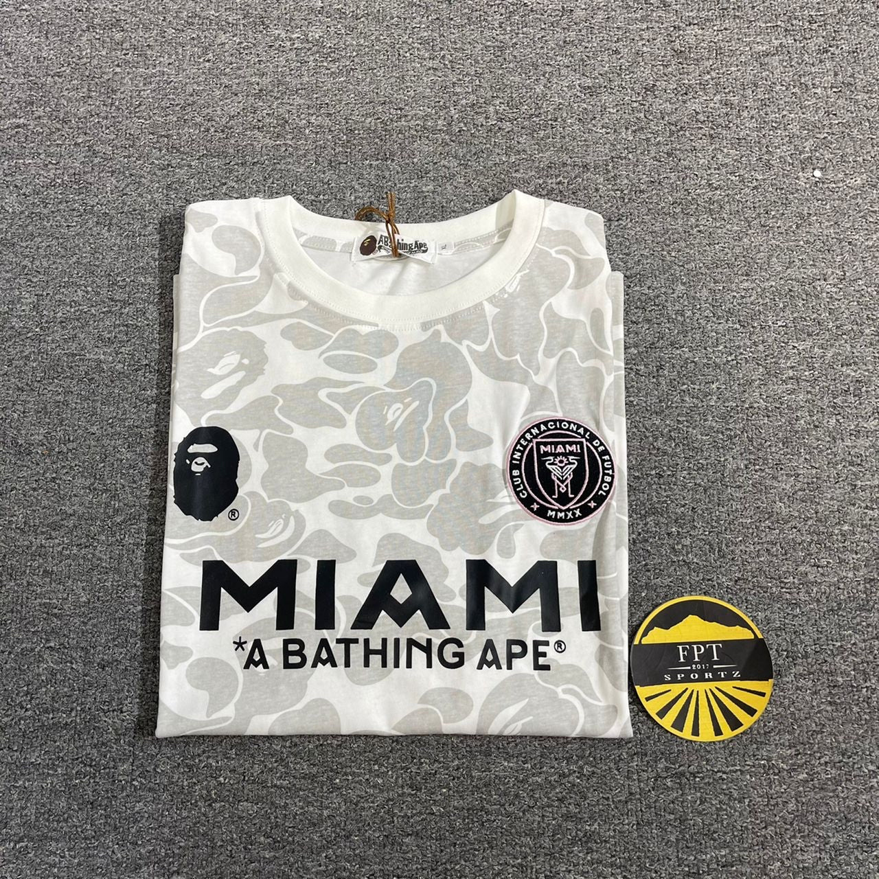 Inter Miami x Ape x Street White T-Shirt
