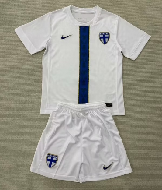 Finland Home 25/26 Kids Kit (Includes Shorts)