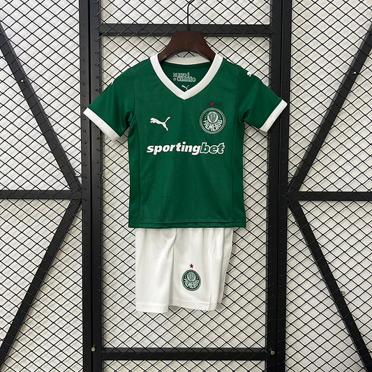 Palmeiras Home 25/26 Kids Kit (Includes Shorts)
