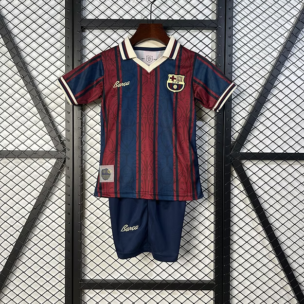 Barça 125th Anniversary Concept 25/26 Kids Kit (Includes Shorts)