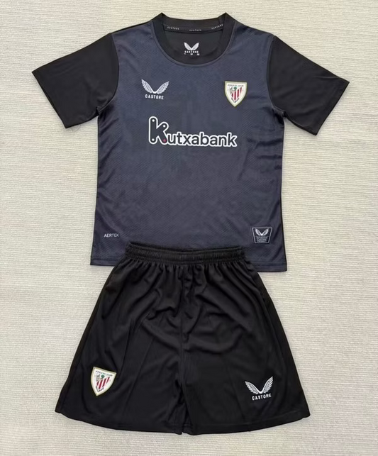 Athletic Bilbao GK Black 25/26 Kids Kit (Includes Shorts)