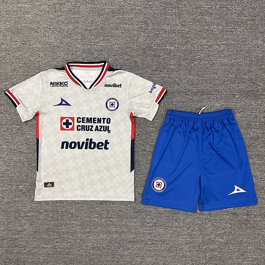 Cruz Azul Away 25/26 Kids Kit (Includes Shorts)