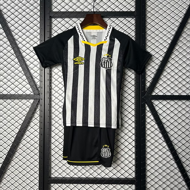 Santos Away 2025 Kids Kit (Includes Shorts)