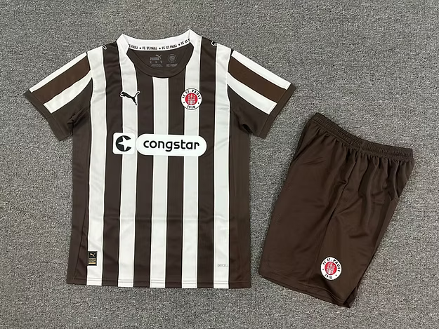 St. Pauli Home 25/26 Kids Kit (Includes Shorts)