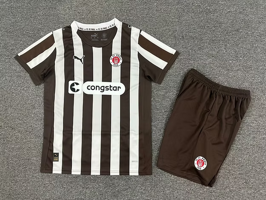 St. Pauli Home 25/26 Kids Kit (Includes Shorts)