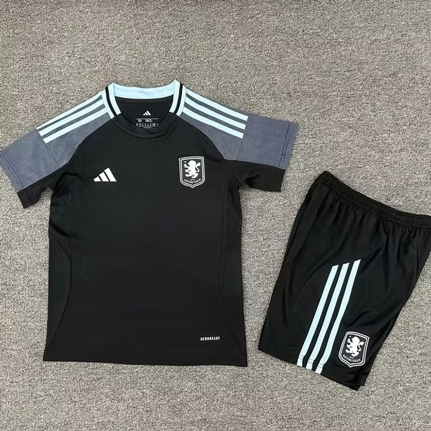 Aston Villa Away 25/26 Kids Kit (Includes Shorts)