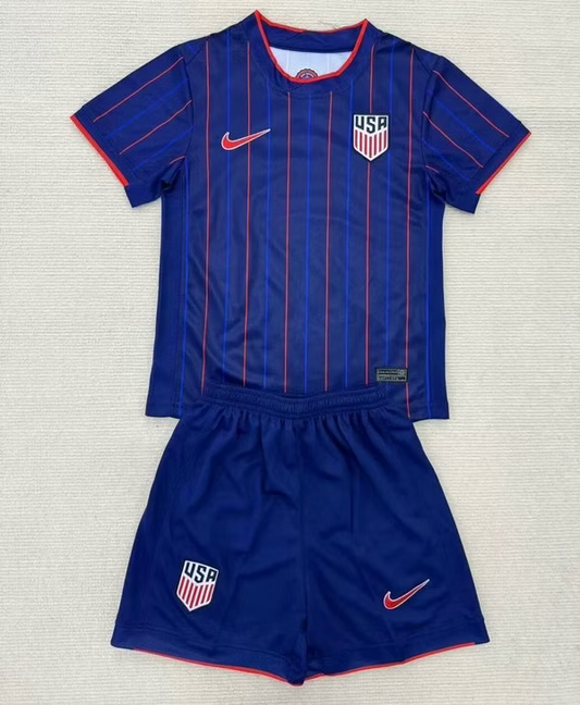 USA USMNT Away 2025 Kids Kit (Includes Shorts)