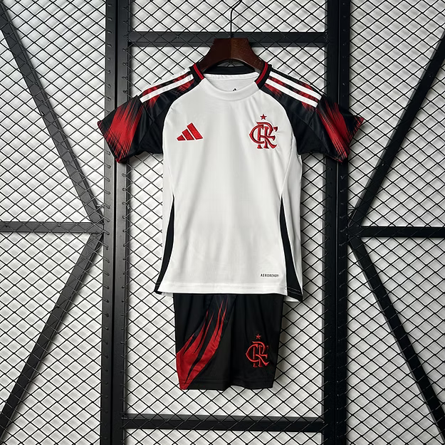 Flamengo Away 2025 Kids Kit (Includes Shorts)