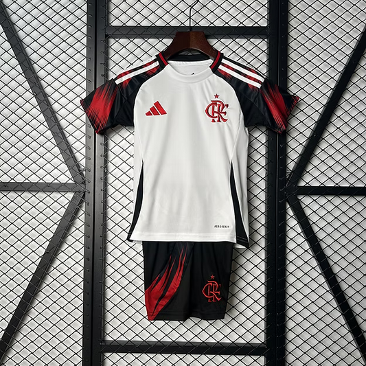Flamengo Away 2025 Kids Kit (Includes Shorts)