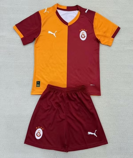 Galatasaray Home 25/26 Kids Kit (Includes Shorts)