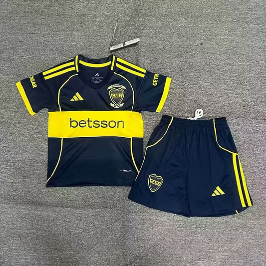 Boca Juniors Home 25/26 Kids Kit (Includes Shorts)
