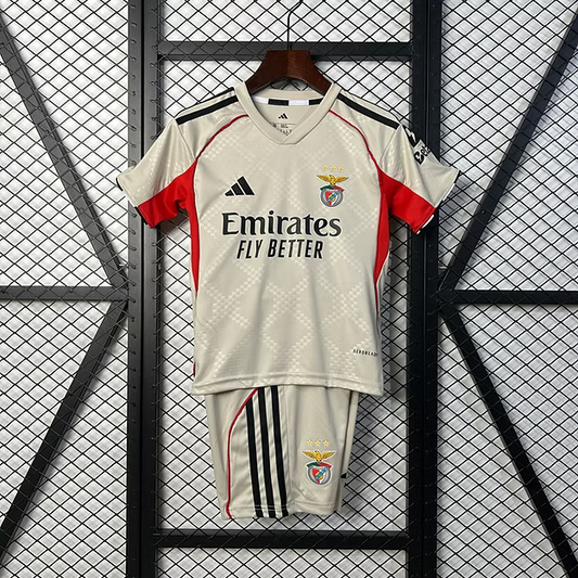 SL Benfica Away 25/26 Kids Kit (Includes Shorts)