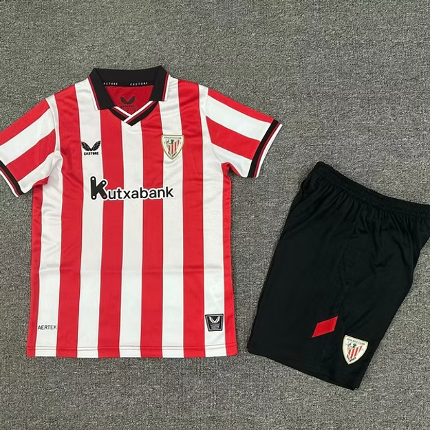 Athletic Bilbao Away 25/26 Kids Kit (Includes Shorts)