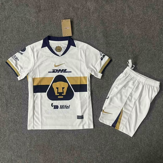 Pumas UNAM Home 25/26 Kids Kit (Includes Shorts)