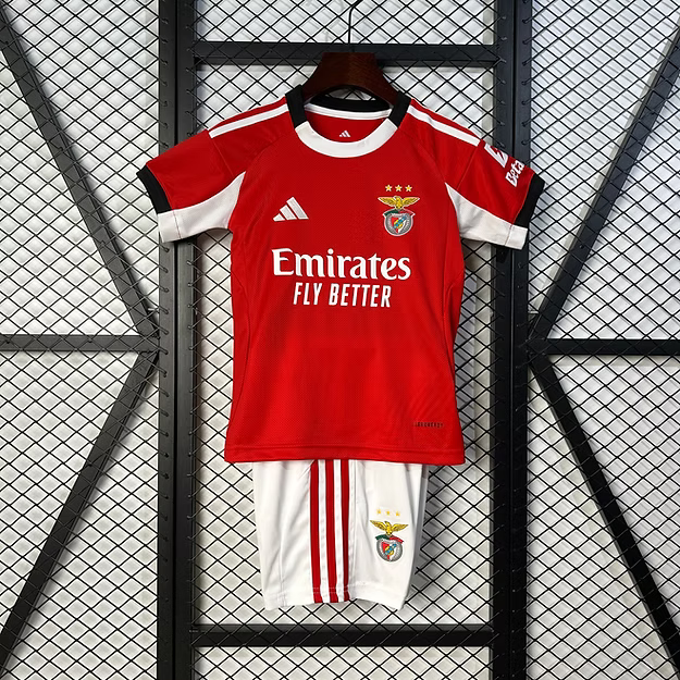 SL Benfica Home 25/26 Kids Kit (Includes Shorts)