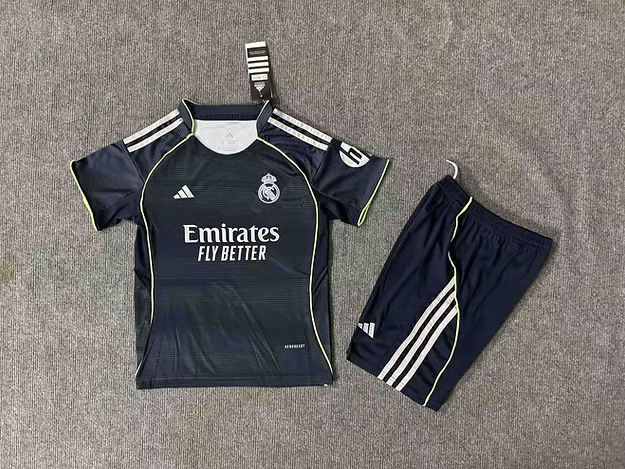 R. Madrid Away 25/26 Kids Kit (Includes Shorts)
