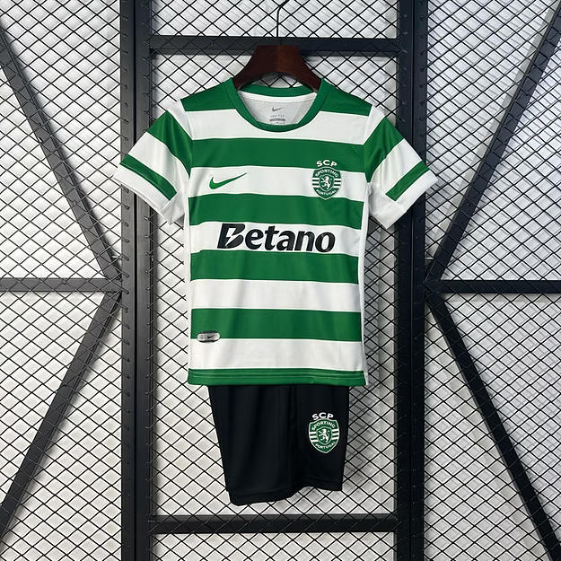 Sporting Lisbon Home 25/26 Kids Kit (Includes Shorts)