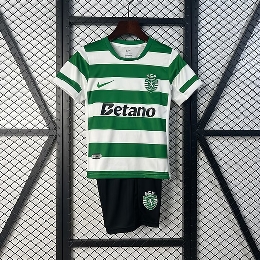 Sporting Lisbon Home 25/26 Kids Kit (Includes Shorts)