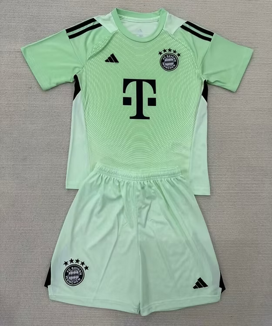 Bayern Mun. GK Green 25/26 Kids Kit (Includes Shorts)