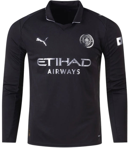 Man. City Away 25/26 Long Sleeve Player Issue Kit