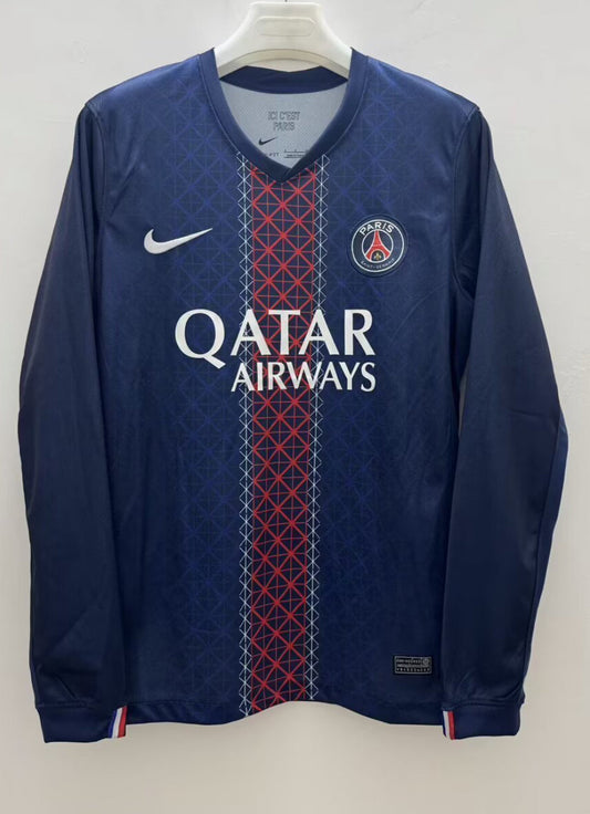 P S G Home 25/26 Long Sleeve Standard Issue Kit