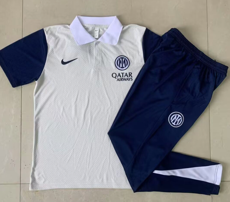 Inter Milan 25/26 Polo Complete Training Suit Set 1