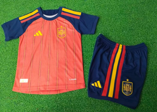 Spain Home 2026 Kids Kit (Includes Shorts)
