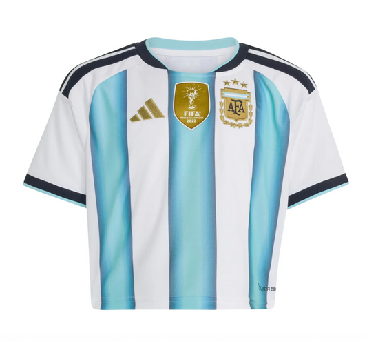Argentina Home 2026 Woman Crop Top Loose Kit