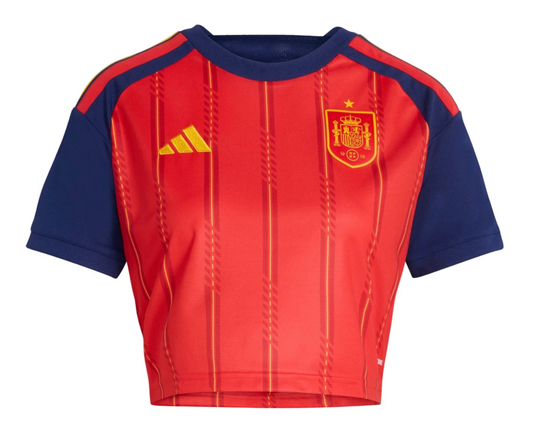 Spain Home 2026 Woman Crop Top Loose Kit