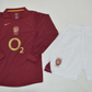 Man Utd. Home 07/09 Long Sleeve Kids Kit (Includes Shorts)