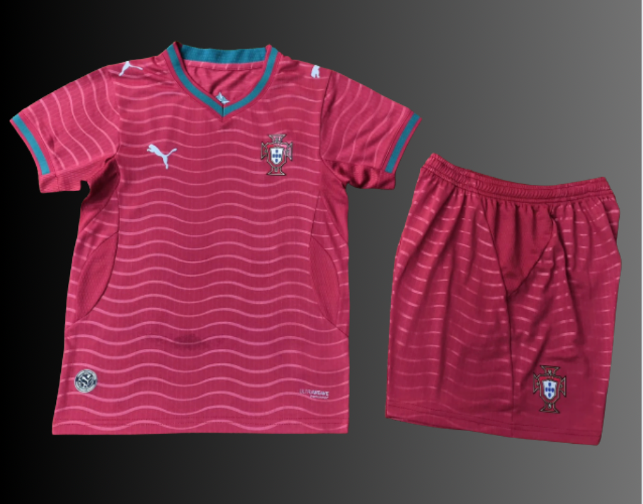 Portugal Home 2026 Kids Kit (Includes Shorts)