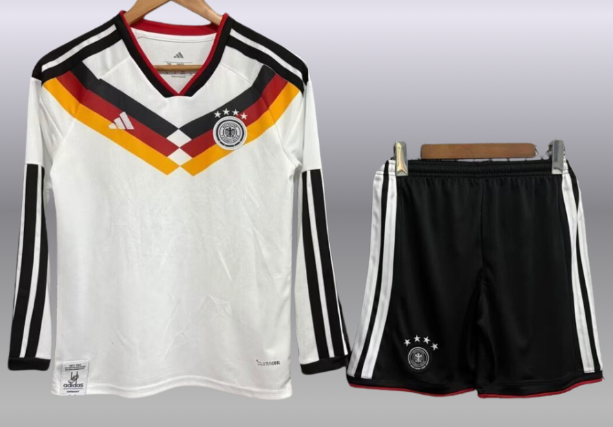 Germany Home 2026 Long Sleeve Kids Kit (Includes Shorts)