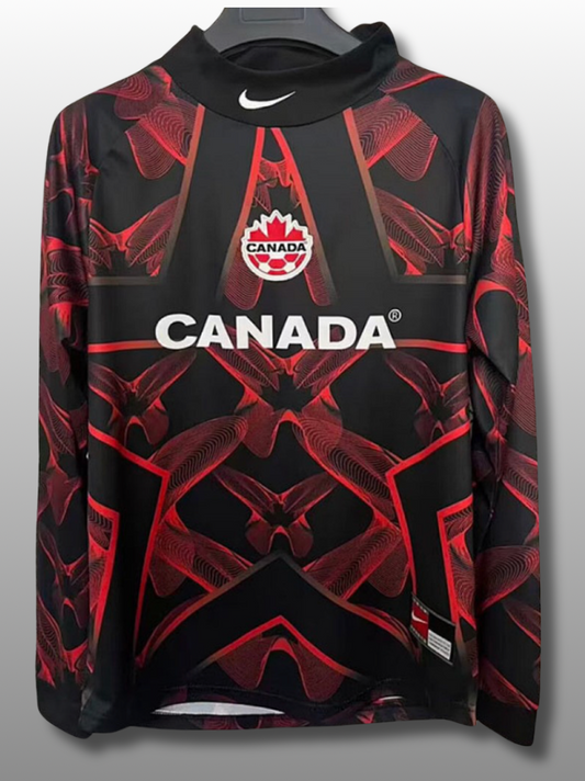 Canada GK Black/Red 2026 Long Sleeve Standard Kit