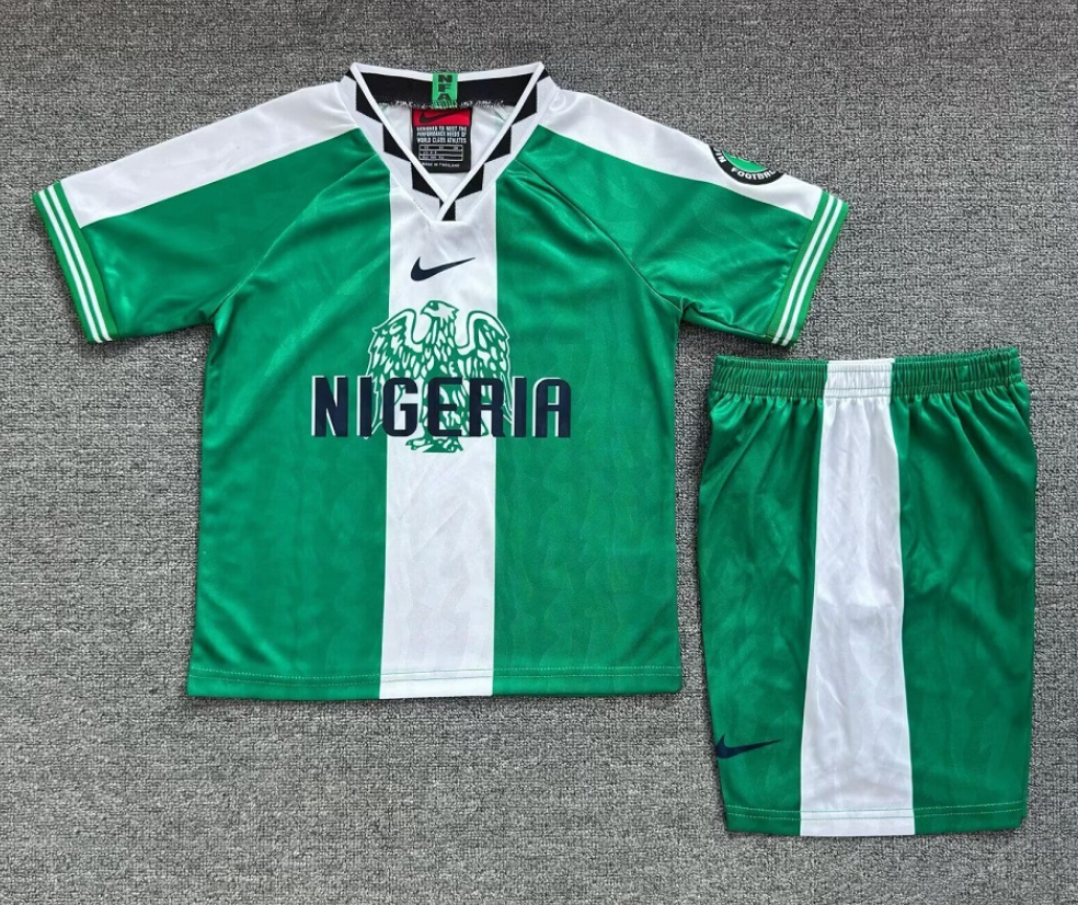 Nigeria 1996 Home Kids Kit (Includes Shorts)