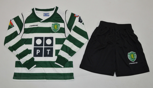 Lisbon 02/03 Long Sleeve Kids Kit (Includes Shorts)