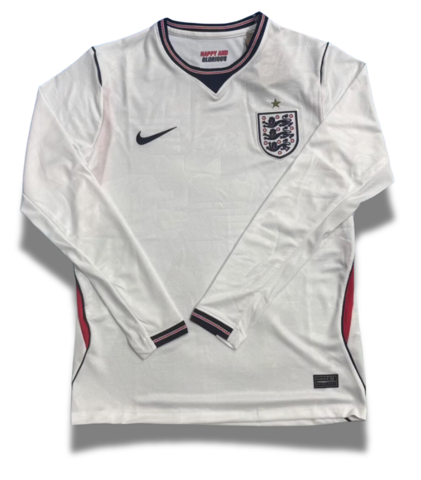 England Home 2026 Long Sleeve Standard Issue Kit