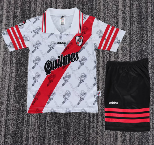River Plate Home 96/98 Kids Kit (Includes Shorts)