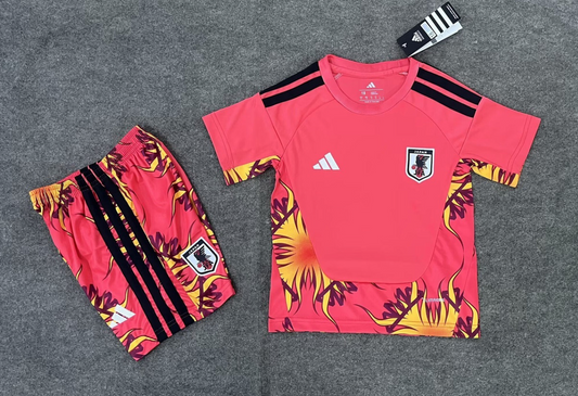 Japan GK Red 2026 Kids Kit (Includes Shorts)