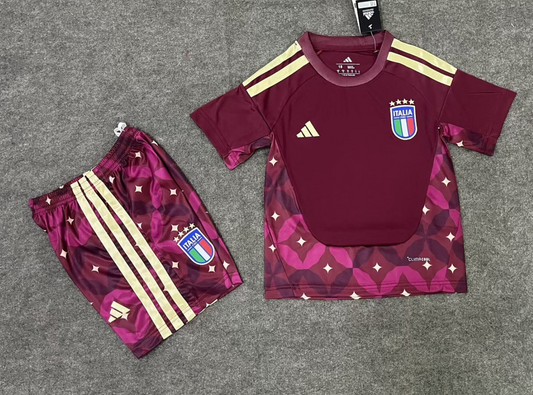 Italy GK Red 2026 Kids Kit (Includes Shorts)
