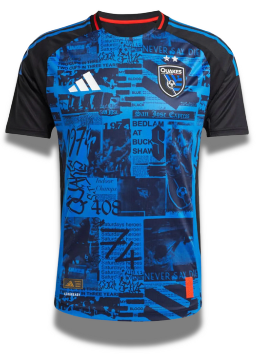 San Jose Earthquakes Home 2025 Standard Issue Kit