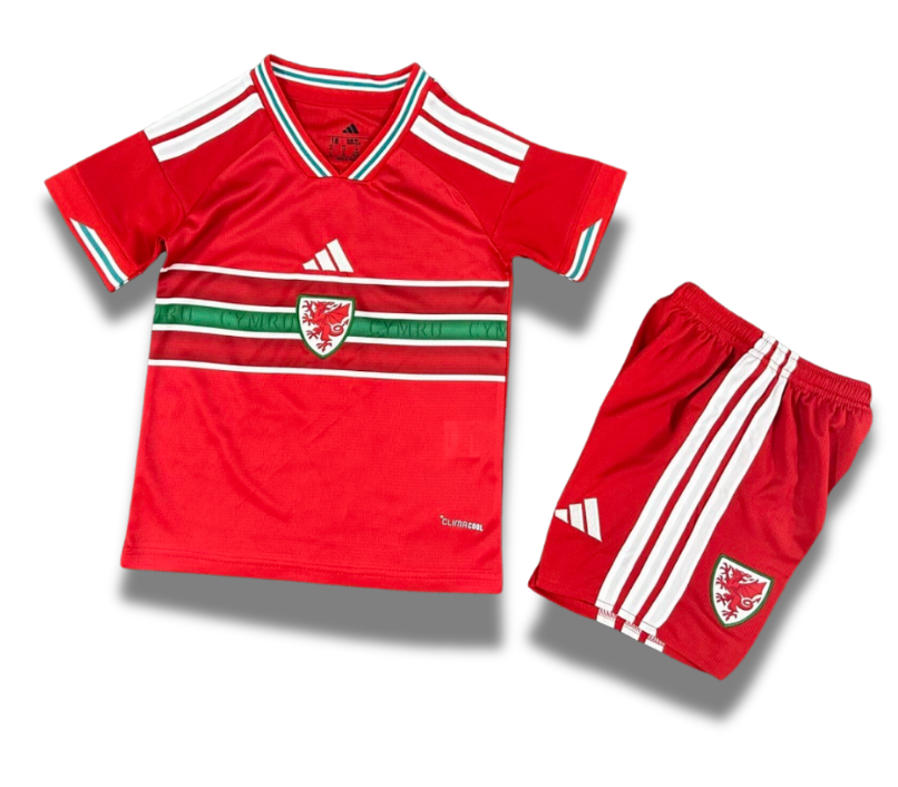 Wales Home 2026 Kids Kit (Includes Shorts)