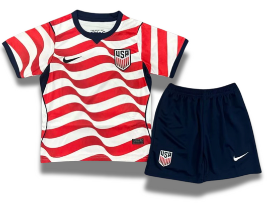 USA Home 2026 Kids Kit (Includes Shorts)