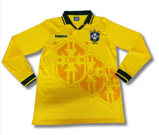Brazil Home 1994 Long Sleeve Retro