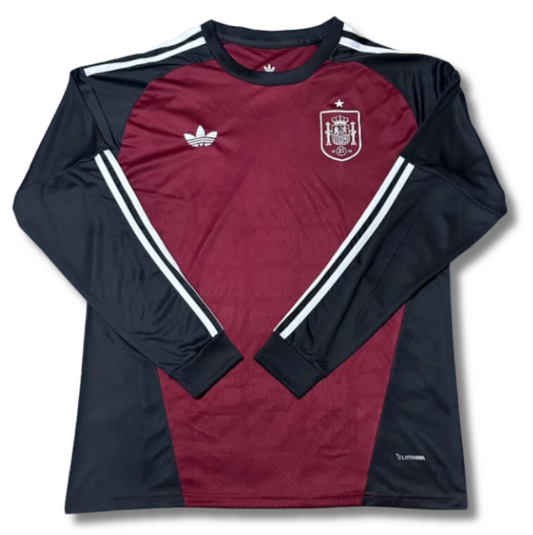Spain GK Red 2026 Long Sleeve Standard Issue Kit