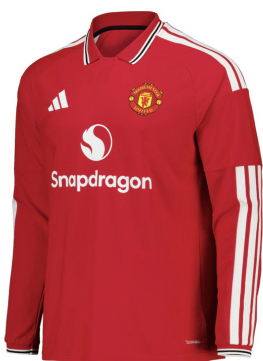 Man. Utd Home 26/27 Long Sleeve Player Issue Kit