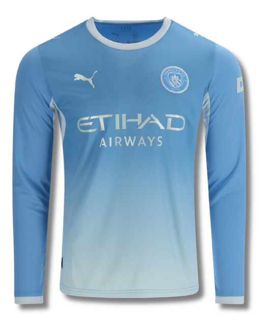 Man. City Home 26/27 Long Sleeve Player Issue Kit