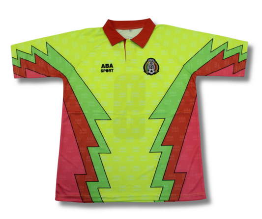 Mexico 1995 GK Green Retro Jersey