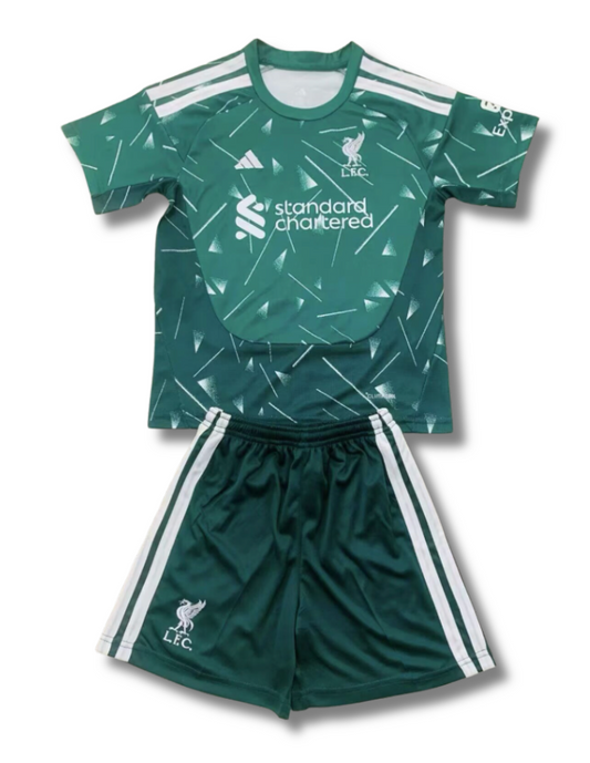 Liverpool GK Green 26/27 Kids Kit (Includes Shorts)